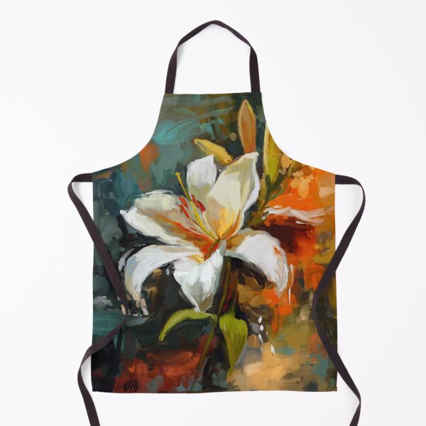 Item preview, White lilies designed and sold by Mikko Tyllinen.