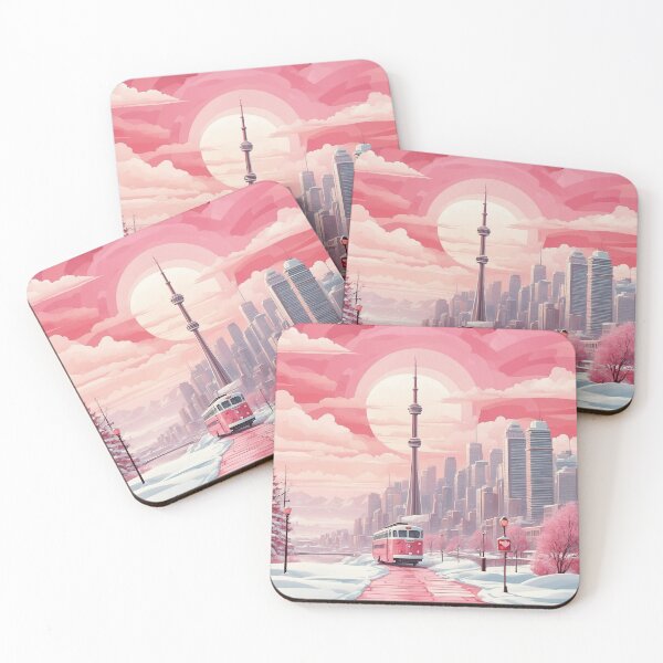 Item preview, Valentines Day Toronto Canada Snow Tourism Vintage Poster designed and sold by TravelersGems.