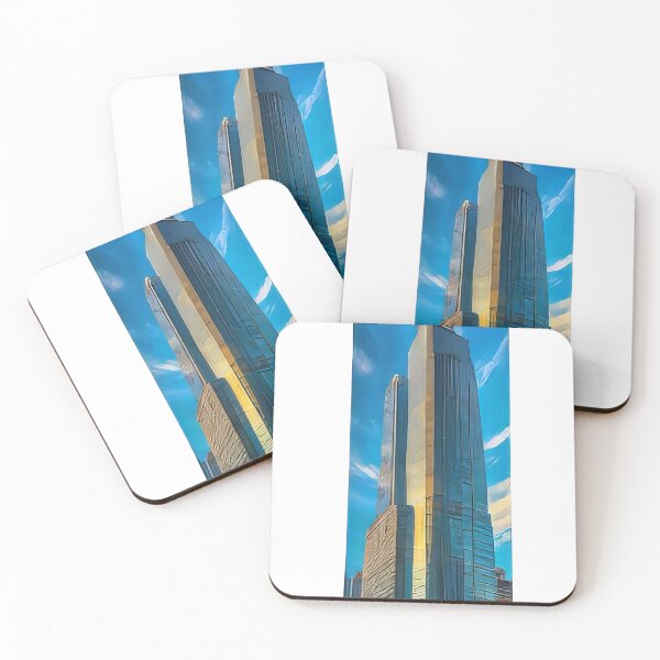 Item preview, Van Gogh Inspired Skyscraper (729) designed and sold by WASjourney.