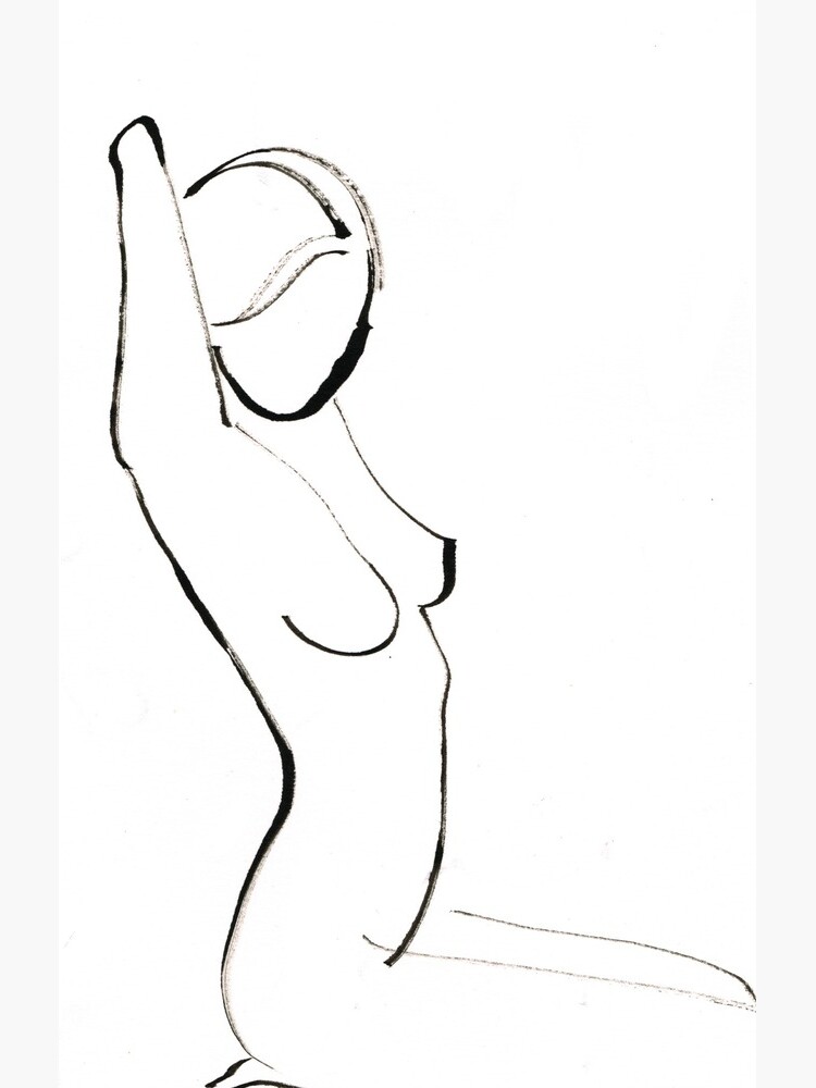 Nude Model Drawing by CatarinaGarcia