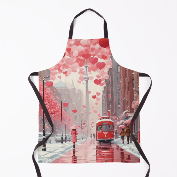 Item preview, Valentines Day Toronto Canada Snow Tourism Vintage Poster designed and sold by TravelersGems.