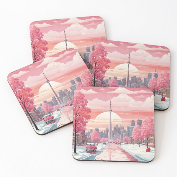 Item preview, Valentines Day Toronto Canada Snow Tourism Vintage Poster designed and sold by TravelersGems.