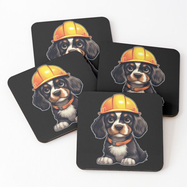 Item preview,  Safety First for this Adventure Hound. Dogswithhardhat. designed and sold by LuNkyRose.