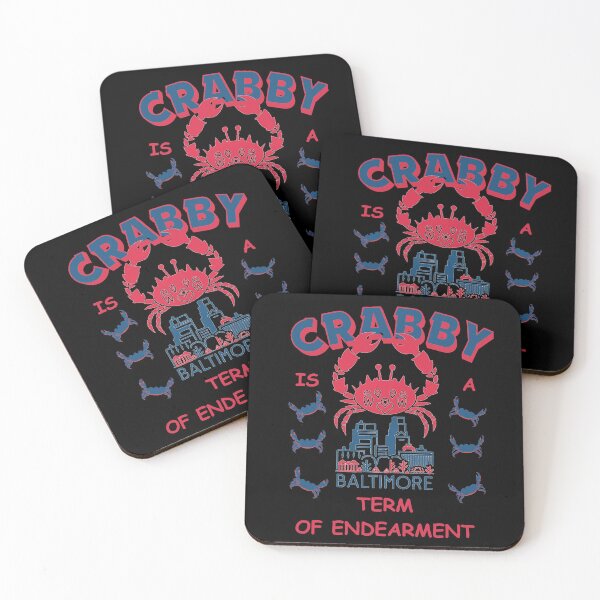 Item preview, Crabby is a term of endearment - Funny Baltimore Crab Lover designed and sold by Kashear.
