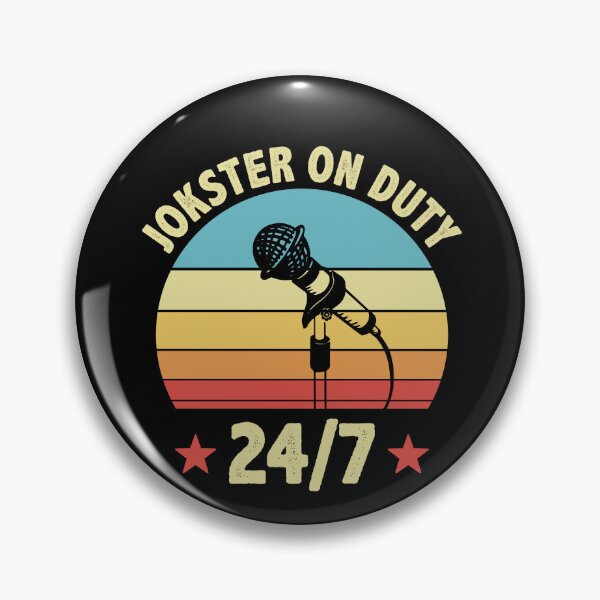 Item preview, Stand Up Comedy Jokster on Duty 24/7 Funny Comedian designed and sold by BlueBerry-Pengu.