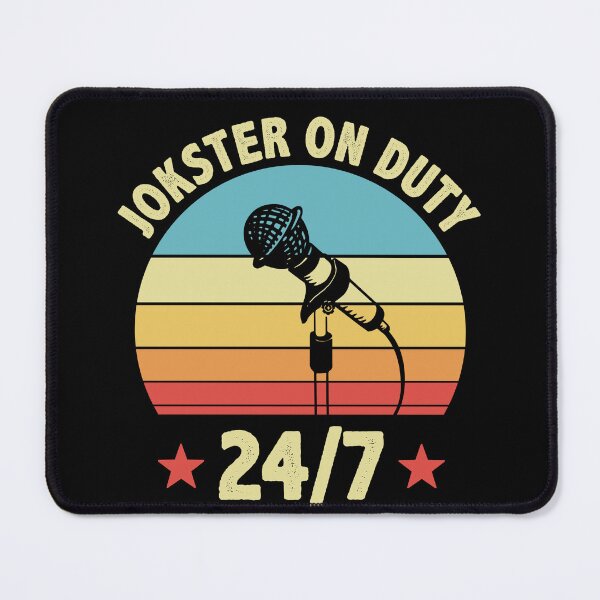 Item preview, Stand Up Comedy Jokster on Duty 24/7 Funny Comedian designed and sold by BlueBerry-Pengu.