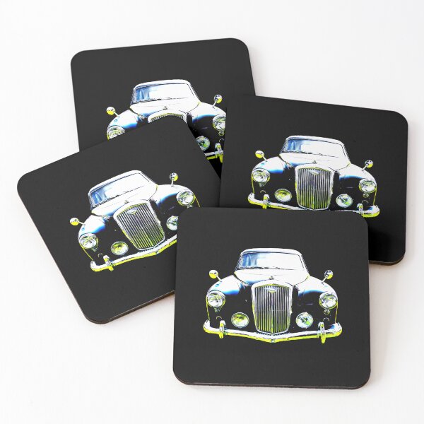 Item preview, Wolseley 4/44 1950s British classic car high contrast designed and sold by soitwouldseem.
