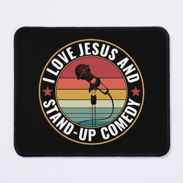Item preview, I love Jesus and Stand Up Comedy Funny Comedian designed and sold by BlueBerry-Pengu.