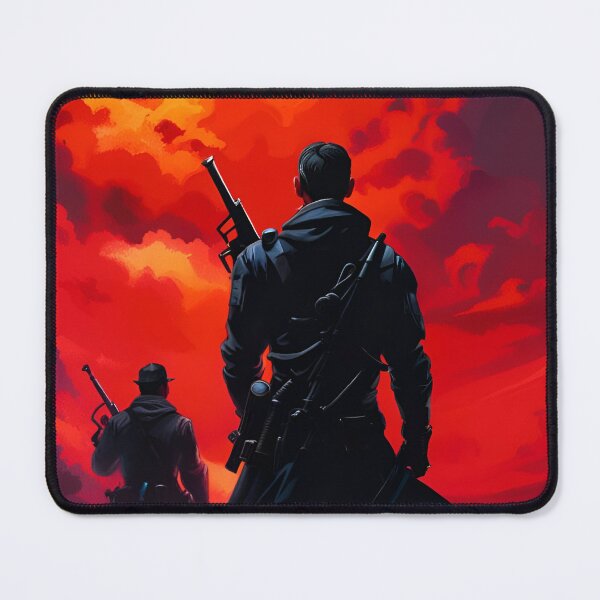 Item preview, Silhouette of Solders Against a Sunset, Ai Generated Art designed and sold by ACC .