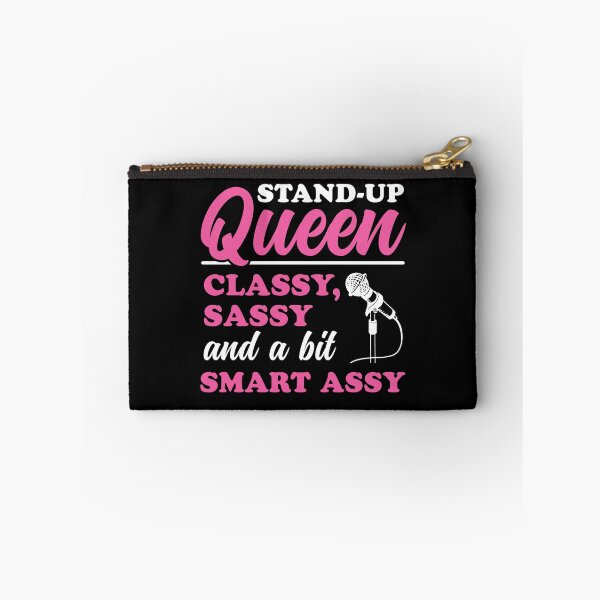 Item preview, Stand Up Queen Classy Sassy Funny Comedian Women designed and sold by BlueBerry-Pengu.