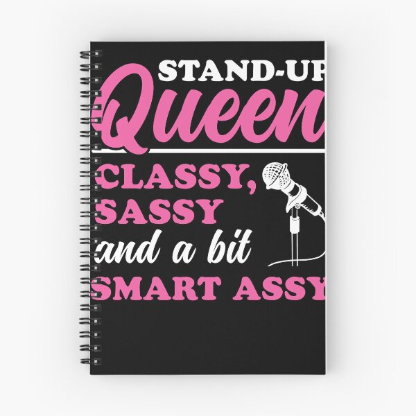 Item preview, Stand Up Queen Classy Sassy Funny Comedian Women designed and sold by BlueBerry-Pengu.