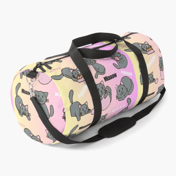 Item preview, Cute playful cats pattern in Grey, yellow and pink. designed and sold by Swingfroglet.