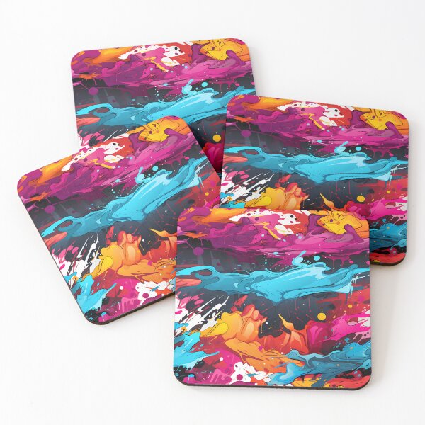 Item preview, Abstract Art. Colorful Energy Splatter designed and sold by GiveMeMood.