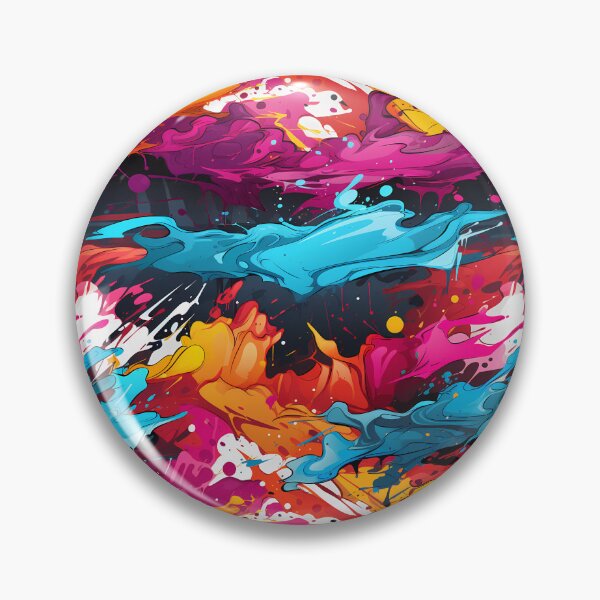 Item preview, Abstract Art. Colorful Energy Splatter designed and sold by GiveMeMood.
