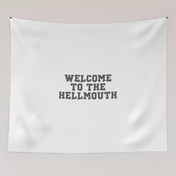 Item preview, Welcome to the Hellmouth - Buffy the Vampire Slayer, BtVS, 90s, Joss Whedon, Giles, Hell Mouth, Buffyverse, High School, Alternative, Varsity designed and sold by S Hazelwood .