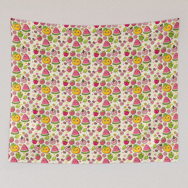 Item preview, cute cartoon mixed fruit designed and sold by atika-atk.