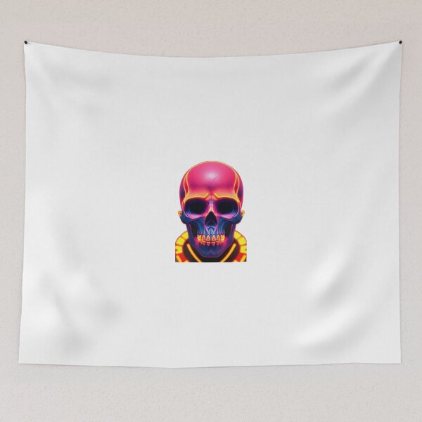 Item preview, neon skull designed and sold by Wxjtecki.