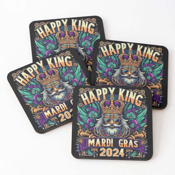 Item preview, Happy mardi gras King  designed and sold by Coollzone.