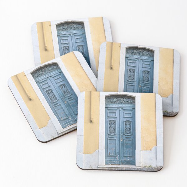 Item preview, The blue door nr. 2, Alfama, Lisbon, Portugal - vintage street and travel photography designed and sold by Christa Stroo Photography.