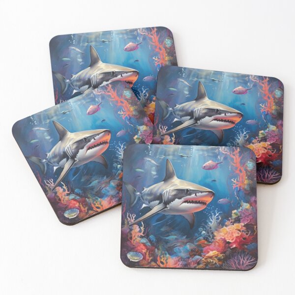 Item preview, Shark in the sea designed and sold by Art-Design-EM.