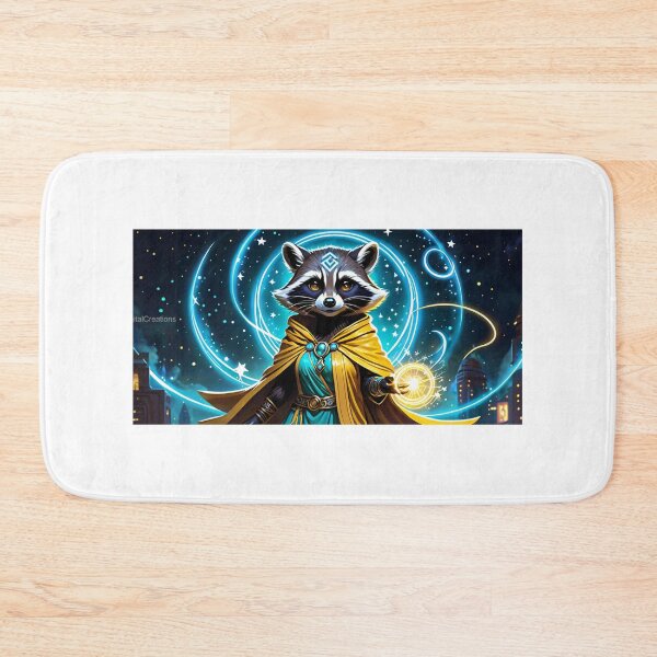 Item preview, Anthropomorphic Raccoon Sorcerer designed and sold by NerdscapeDC.