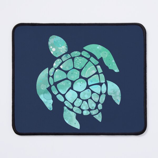 Item preview, Sea Turtle watercolor blue designed and sold by hemp3x.
