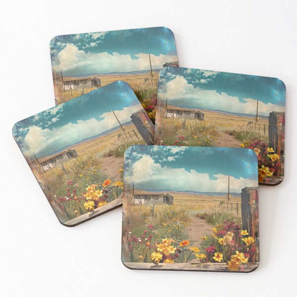 Item preview, Rustic Charm: Wildflowers and Weathered Wood designed and sold by Plant-shop.