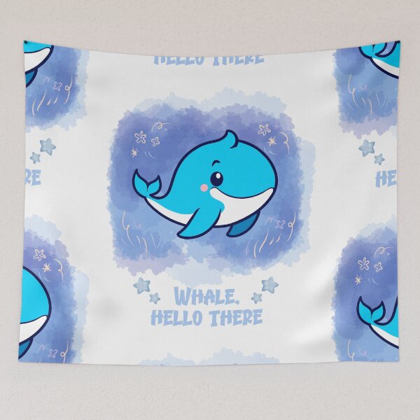 Item preview, Whale hello there designed and sold by RedStormCrafts.