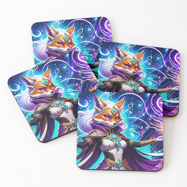 Item preview, Anthropomorphic Fox Sorcerer designed and sold by NerdscapeDC.