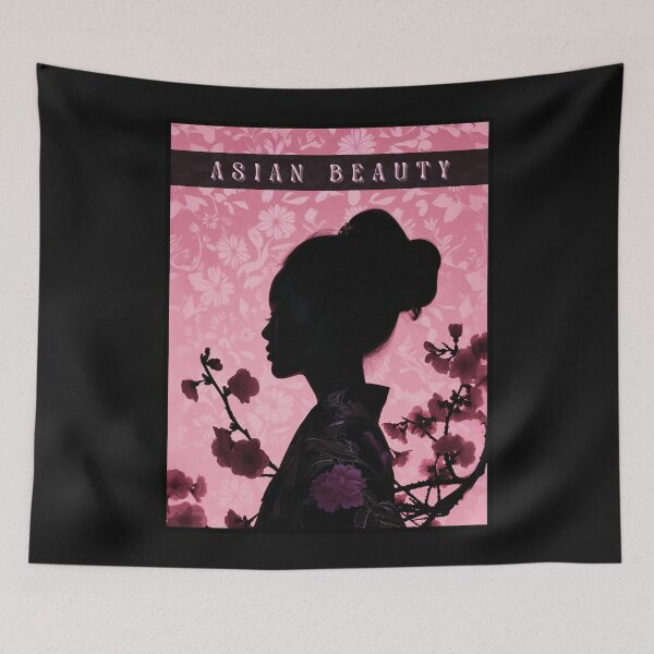 Item preview, Asian beauty - pink artwork designed and sold by silent-violin.