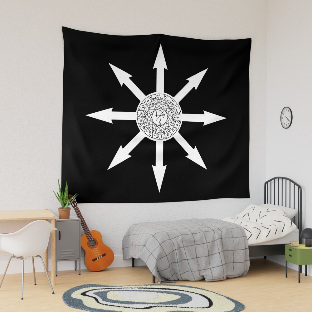 8 Pointed Chaos Star Chaos Magick Symbol Tapestry for Sale by Paul Boyer Redbubble