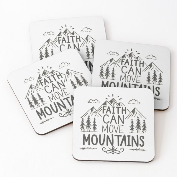 Item preview, Faith Can Move Mountains designed and sold by MillenniumDrip.