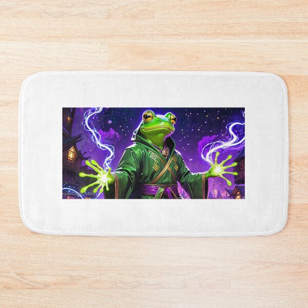 Item preview, Anthropomorphic Frog Sorcerer designed and sold by NerdscapeDC.