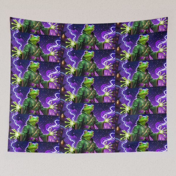 Item preview, Anthropomorphic Frog Sorcerer designed and sold by NerdscapeDC.