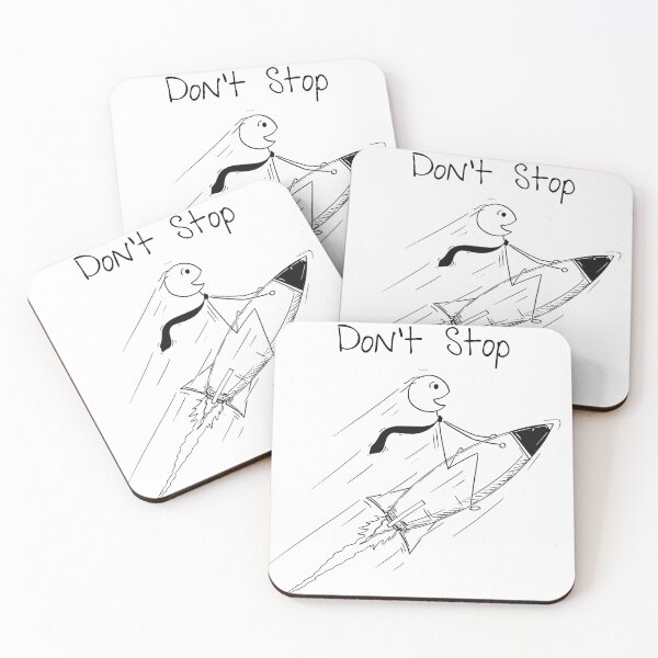Item preview, Don't Stop - Keep Going designed and sold by Funky  Fibers.