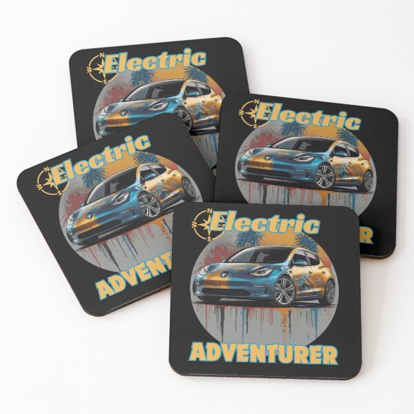 Item preview, Electric Adventurer cool EV road trip design designed and sold by Jt41.