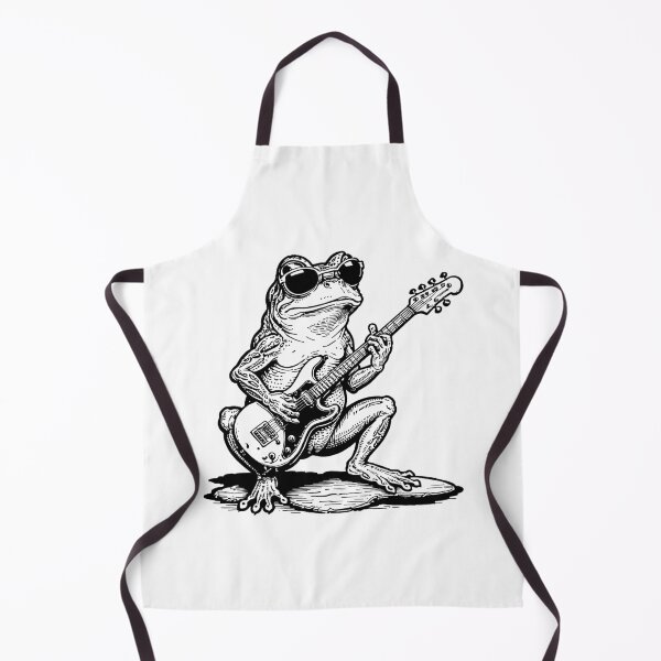 Item preview, Frog Playing Electric Guitar designed and sold by yilsi.