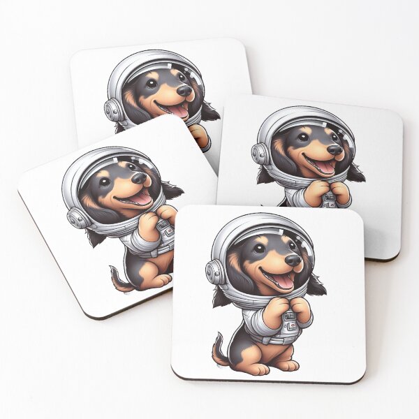 Item preview, Astronaut Dachshund designed and sold by Echonn.