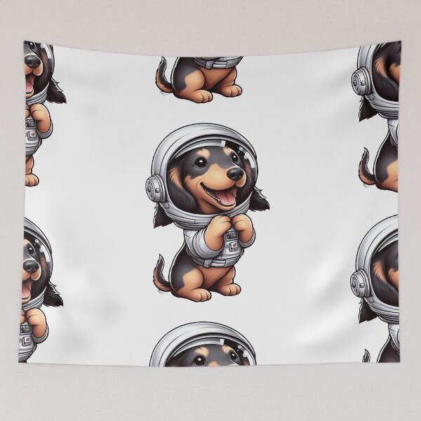 Item preview, Astronaut Dachshund designed and sold by Echonn.
