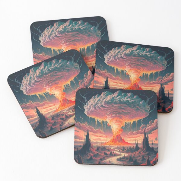 Item preview, Surreal volcanic eruption designed and sold by M-Y-A-R-T-.