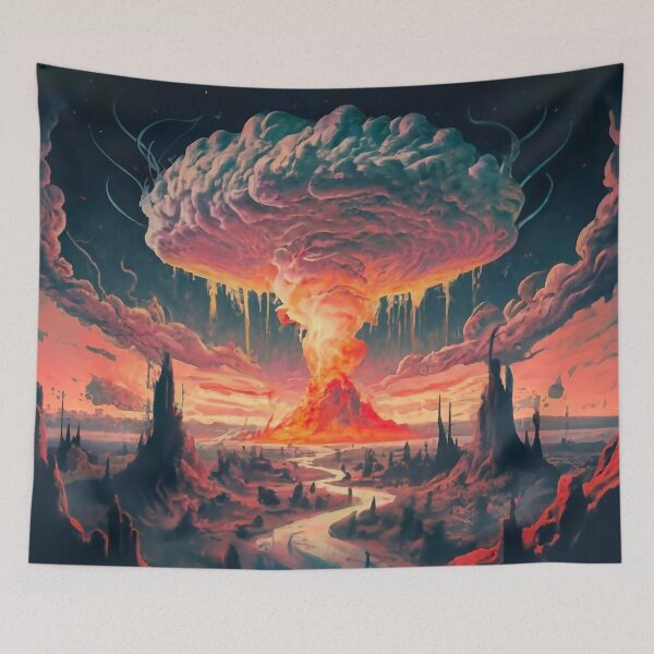 Item preview, Surreal volcanic eruption designed and sold by M-Y-A-R-T-.