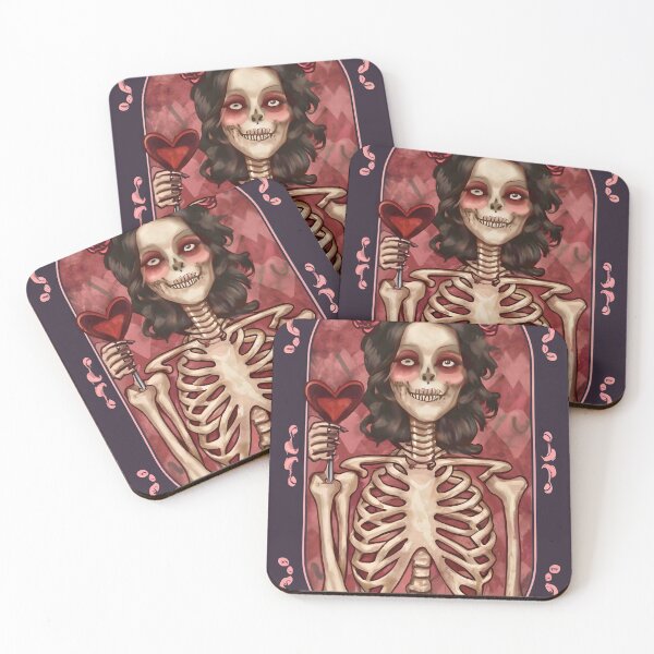 Item preview, Skeleton Valentine's feast: A macabre love designed and sold by RafaelVanti.