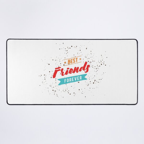 Item preview, Best Friend Forever Typographic Inclined Design designed and sold by DigitalGraphic1.