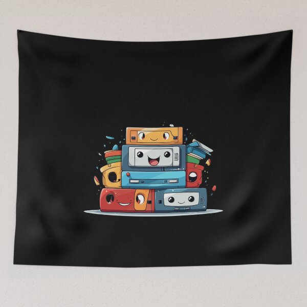 Item preview,  Smiling characters cartoon animation designed and sold by VibeStyleShop.