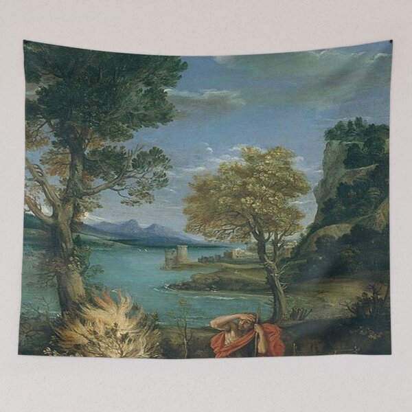 Item preview, Landscape with Moses and the Burning Bush designed and sold by tomorrowsart.