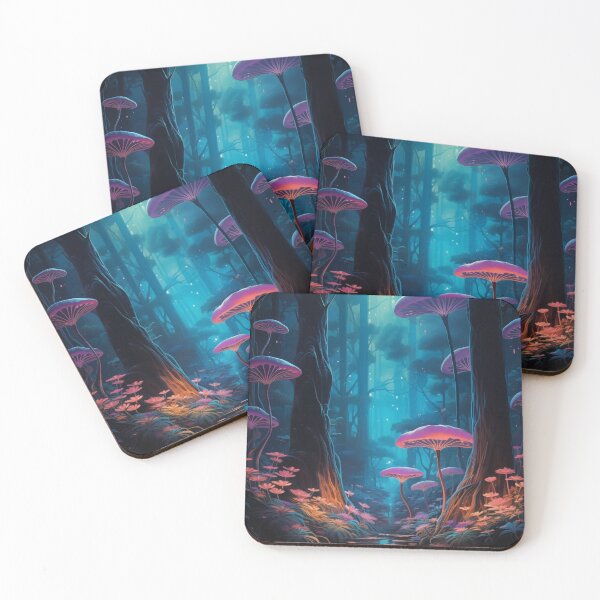 Item preview, Bioluminescent Haven: An Enchanted Mystic Forest designed and sold by Won You.