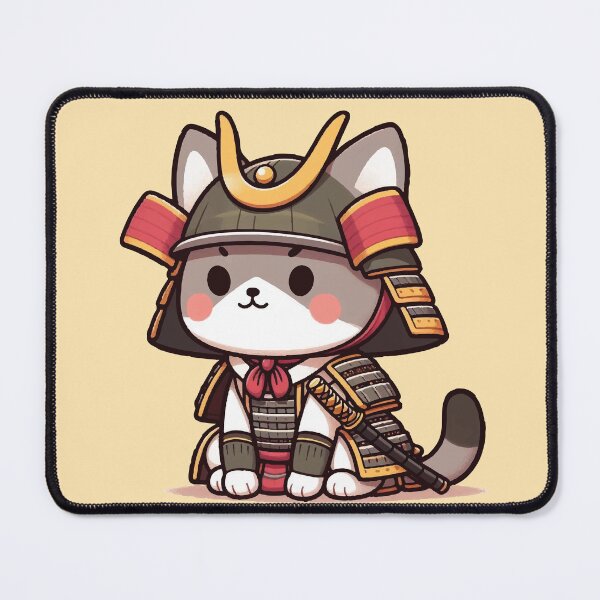 Item preview, cat katana samurai japanese designed and sold by SOMI SOMI.