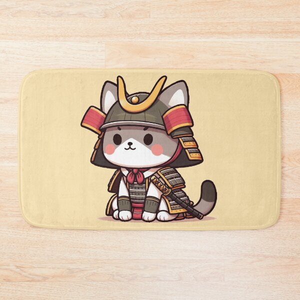 Item preview, cat katana samurai japanese designed and sold by SOMI SOMI.