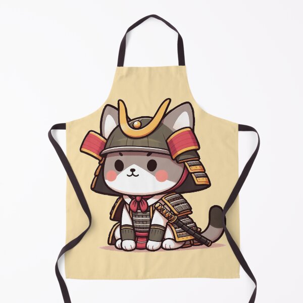 Item preview, gato katana samurai japonés designed and sold by SOMI SOMI.