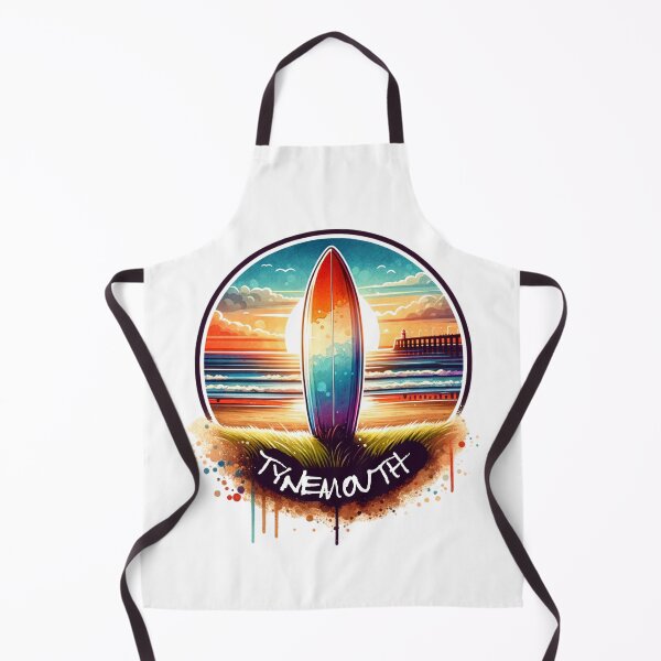 Item preview, Tynemouth Surfing Upright Surfboard  designed and sold by MerchByCraig.